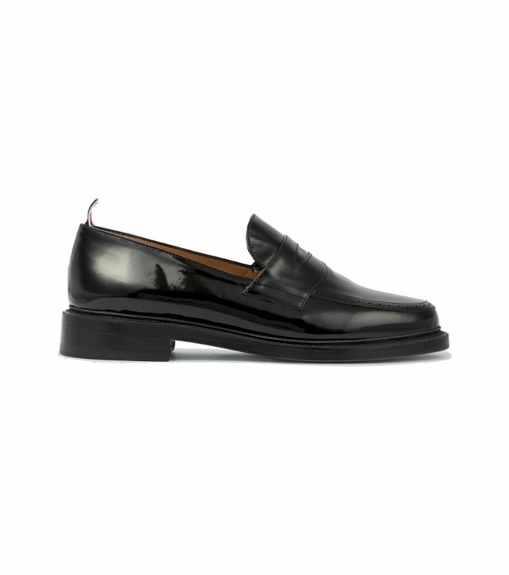 Photo: Thom Browne - Polished leather penny loafers