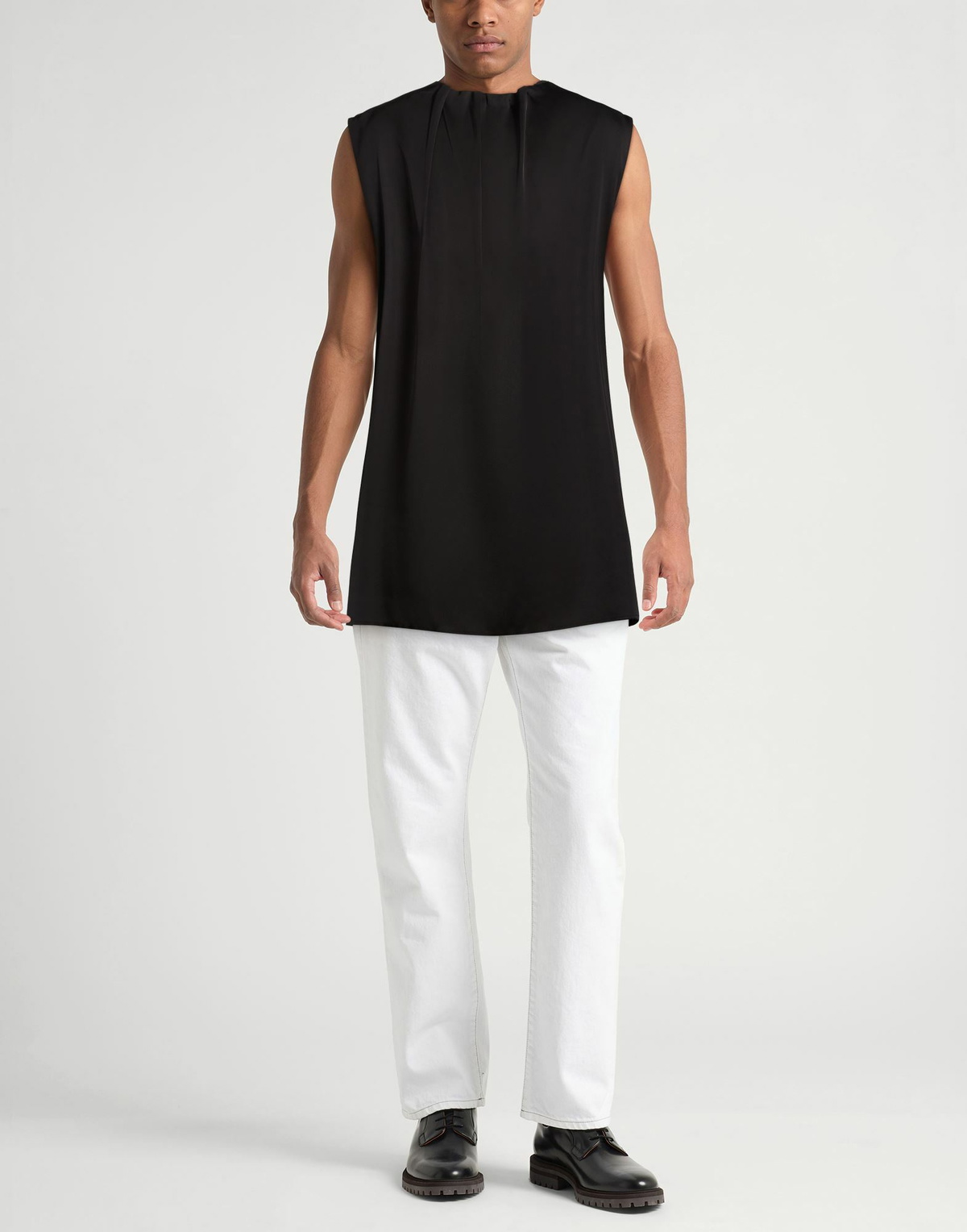 Jil Sander Mens T-shirt in Black
