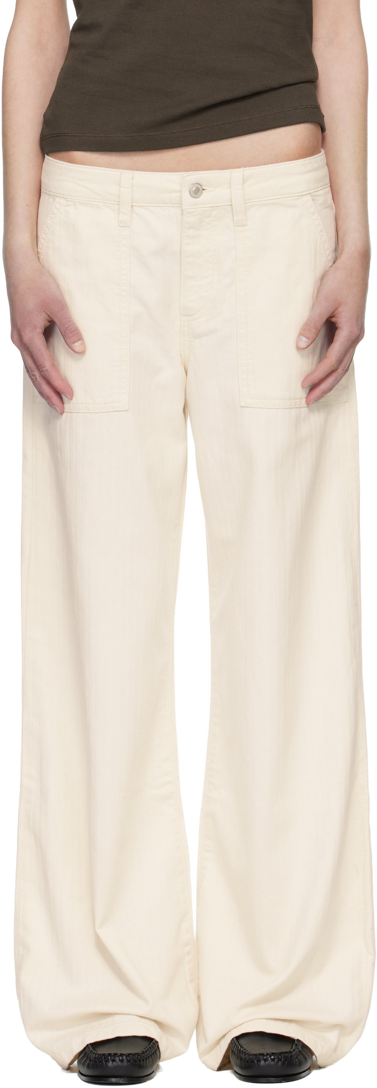 JEANERICA White Guell Trousers