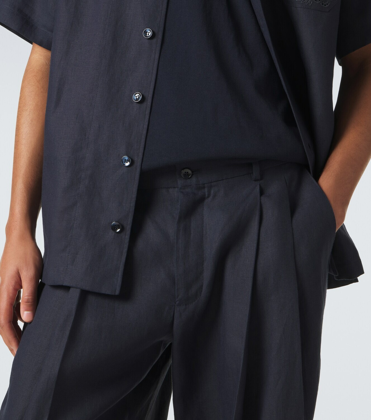 Dolce&Gabbana Linen tapered pants Dolce & Gabbana