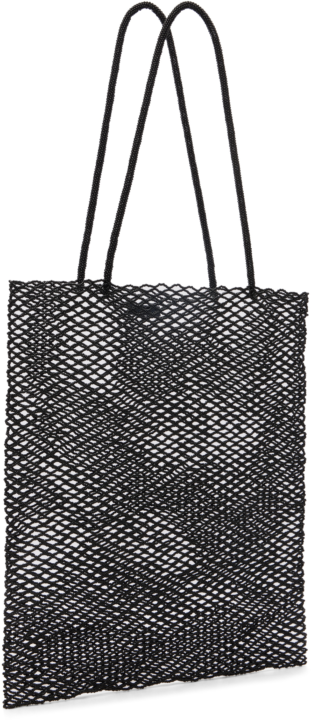 Cordera Black Handmade Beaded Tote