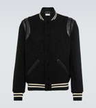 Saint Laurent - Teddy wool-blend varsity jacket