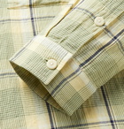 Folk - Patchwork Striped Cotton Shirt - Green