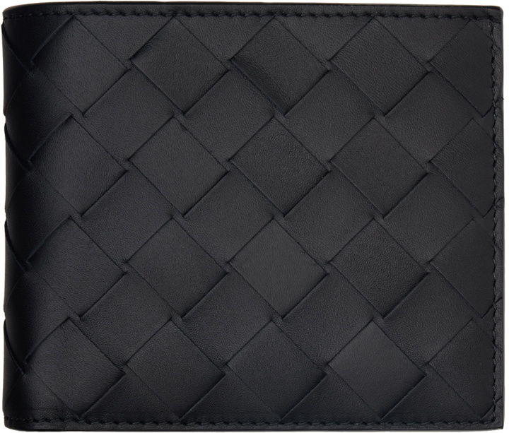 Photo: Bottega Veneta Black Bi-Fold Wallet
