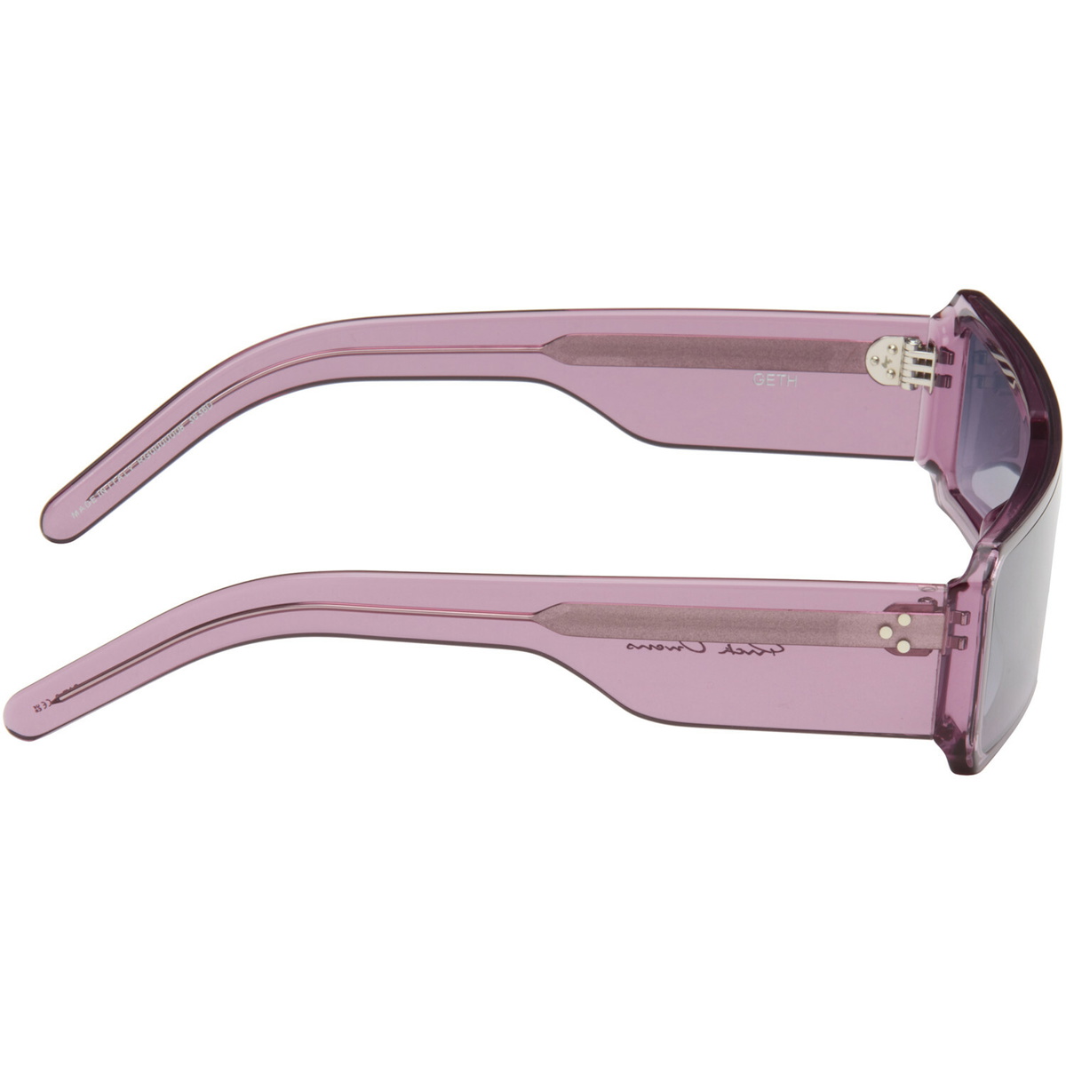 Rick Owens Purple Tower Gethshades Sunglasses