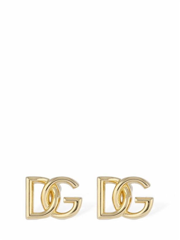 Photo: DOLCE & GABBANA Dg Logo Stud Earrings