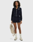 Sporty & Rich Crown Tennis Velour Short Blue Womens Casual Short