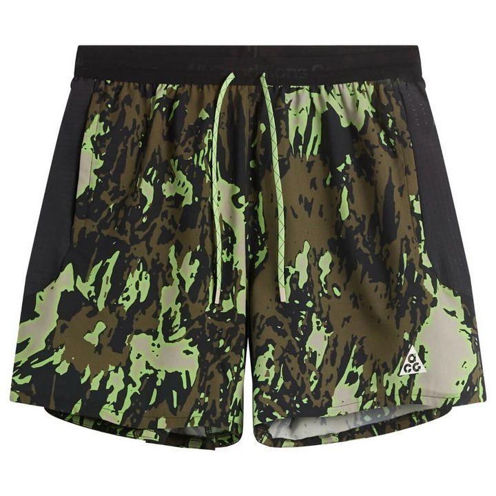 Photo: Nike Running Men's Nike Mens ACG Running Trail 6" Short in College Grey/Black/Summit White