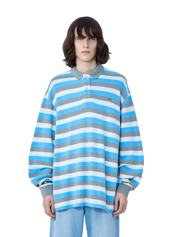 Photo: ERL Striped Polo Shirt
