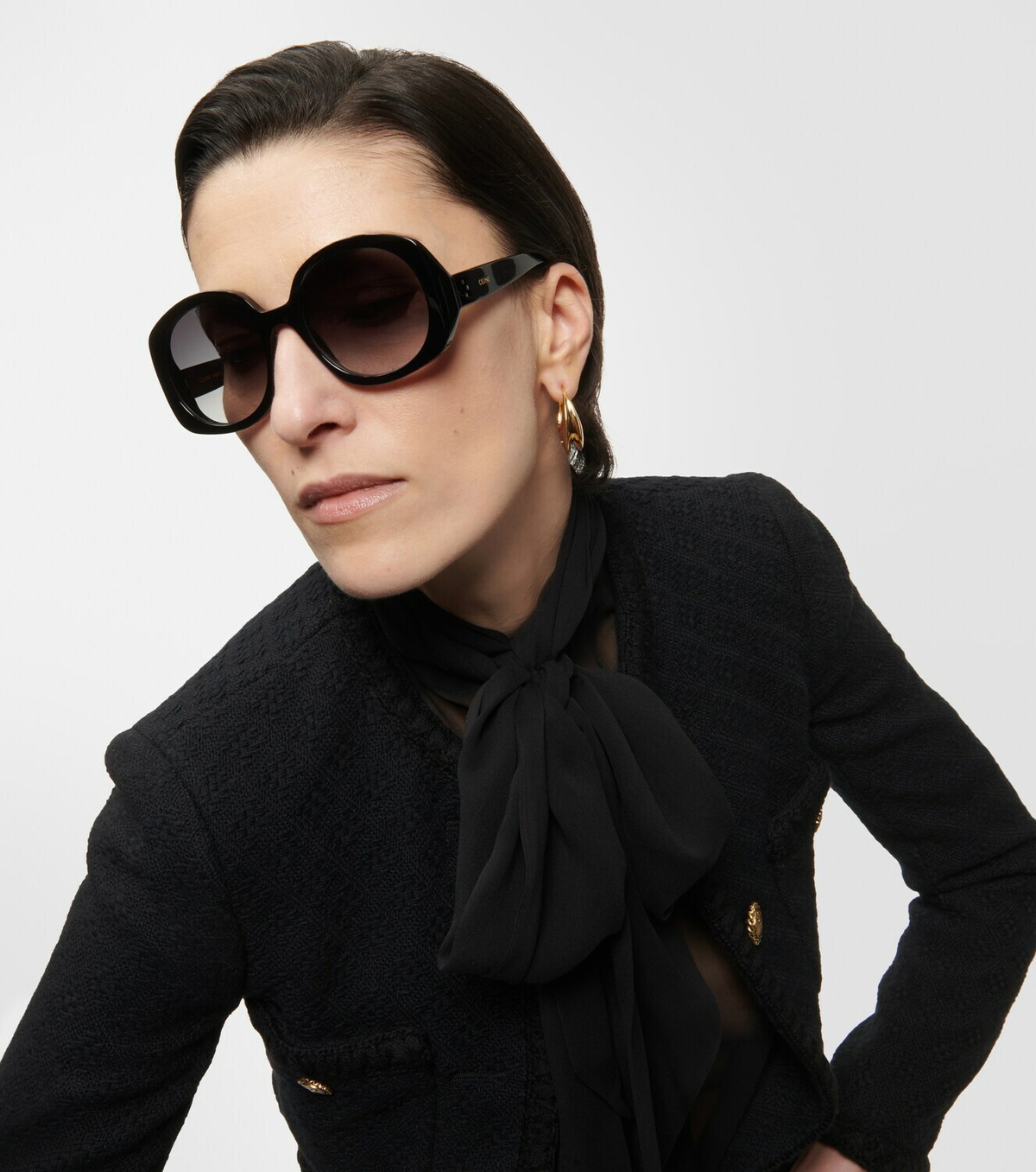 サングラス Celine Eyewear Bold oversized sunglasses Celine Eyewear Bold oversized sunglasses Celine