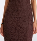 De La Vali Laia cutout cotton-blend lace maxi dress
