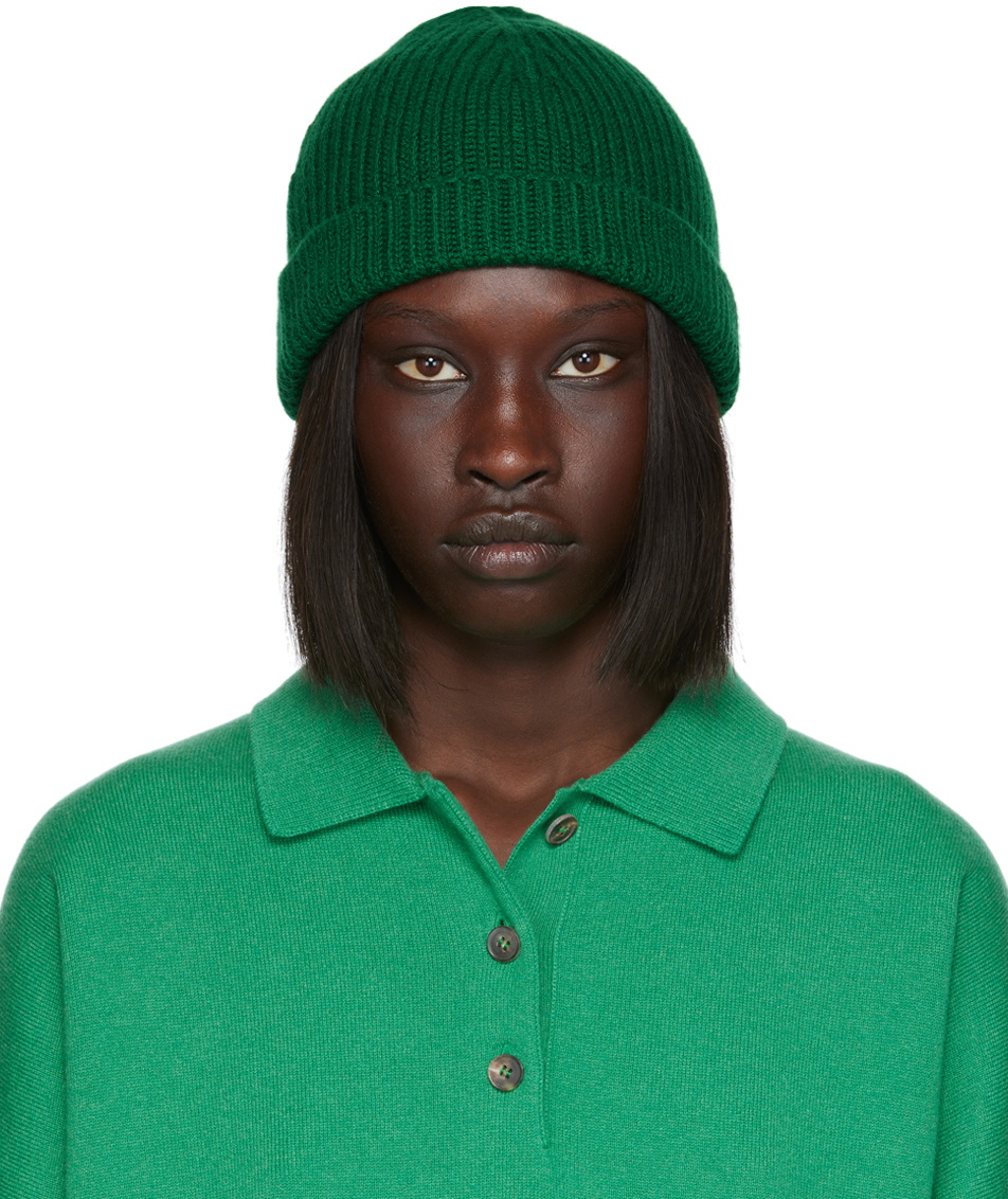 The Row Green Fisher Beanie The Row