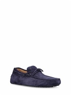 TOD'S - New Laccetto Suede Loafers
