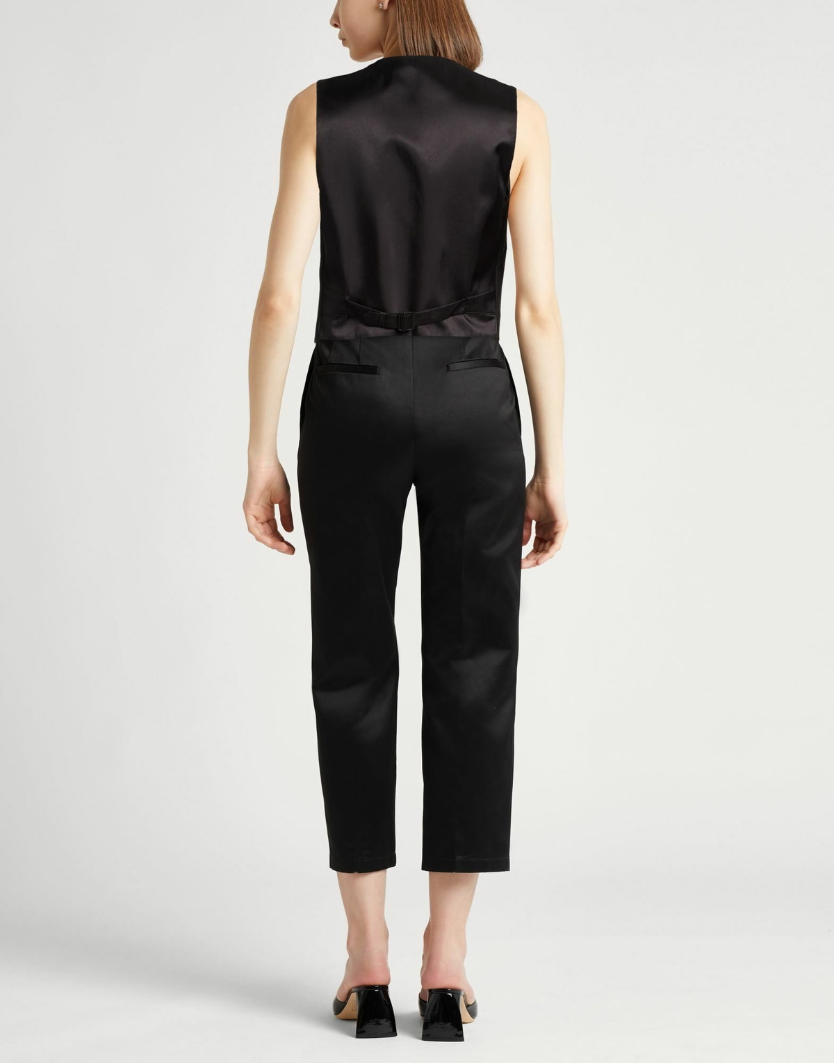 Wardrobe. nyc Womens Tailored Vest in Black