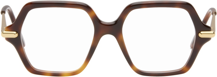 Photo: LOEWE Brown Slim Glasses