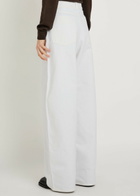 Lemaire Curved Wide-leg Jeans Off White