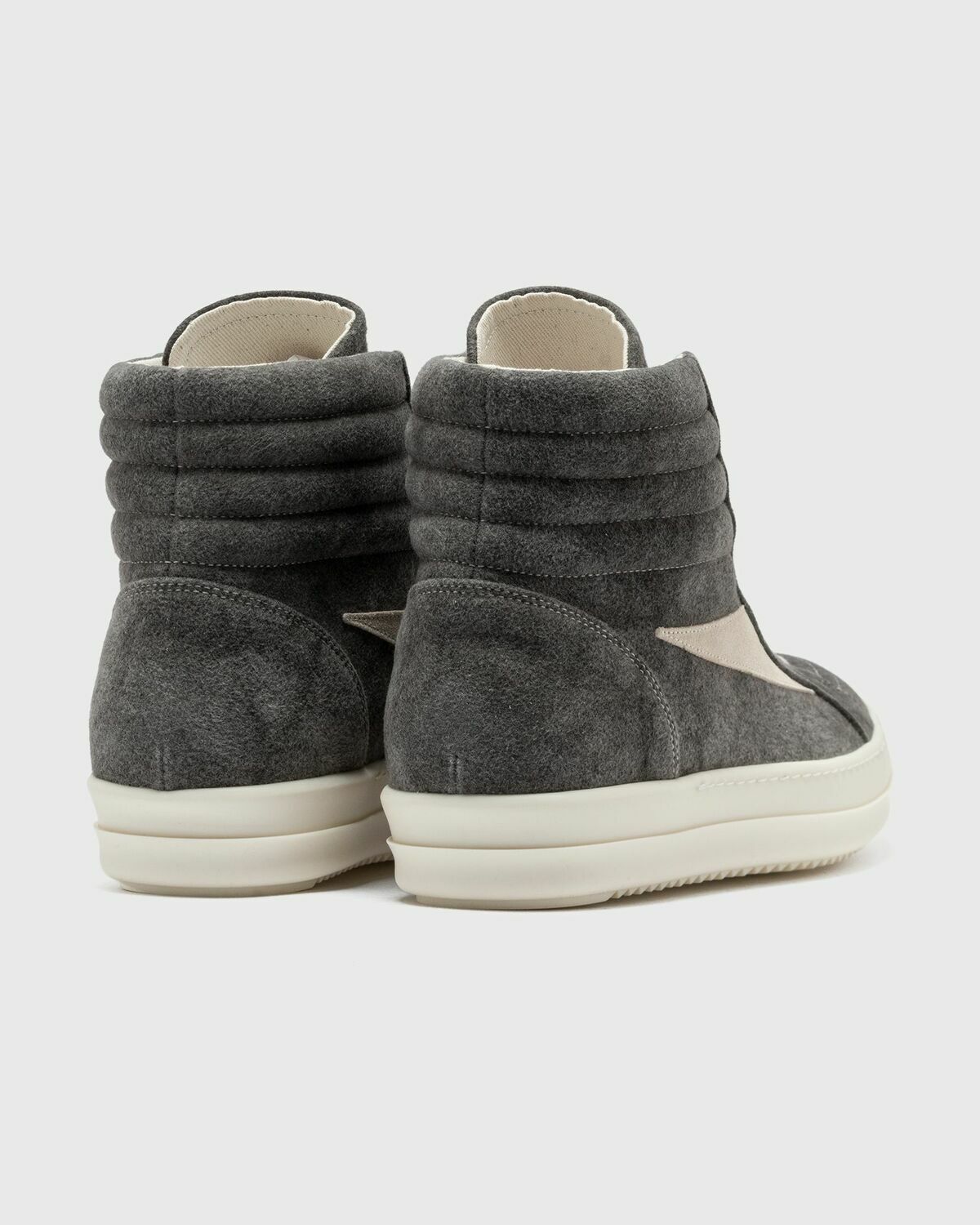 Rick Owens Drkshdw Woven Shoes Vintage High Sneaks Grey High 