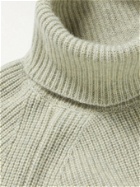 Valstar - Ribbed Cashmere Rollneck Sweater - Gray