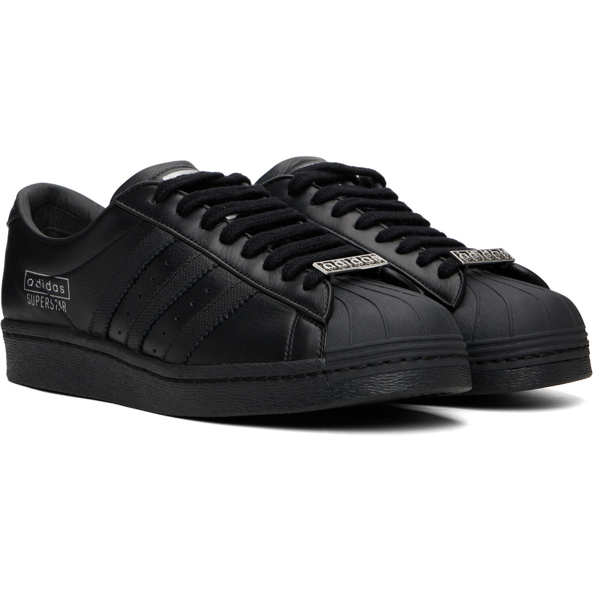 adidas Originals Black A Superstar Sneakers