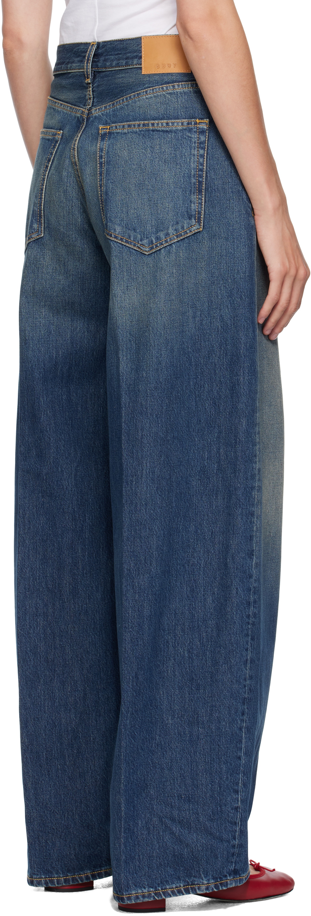 6397 Blue Loose Roomy Jeans