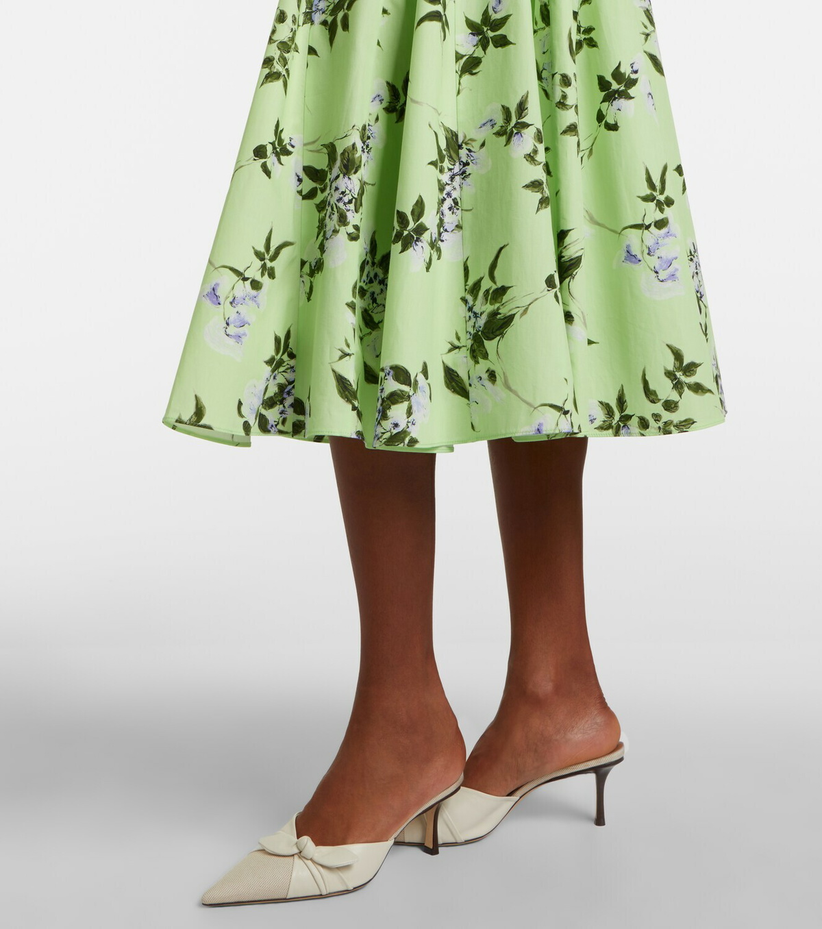 Emilia Wickstead Marione floral belted cotton shirt dress