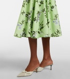Emilia Wickstead Marione floral belted cotton shirt dress