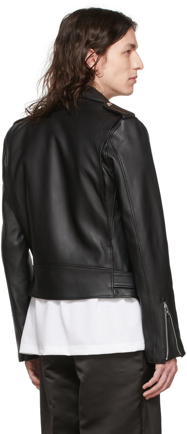 Johnlawrencesullivan Black Leather Jacket Johnlawrencesullivan