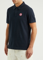 Canada Goose Beckley Logo Piqué Cotton Polo Shirt Navy