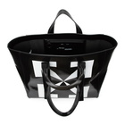 Off-White Black Leather Arrow Tote