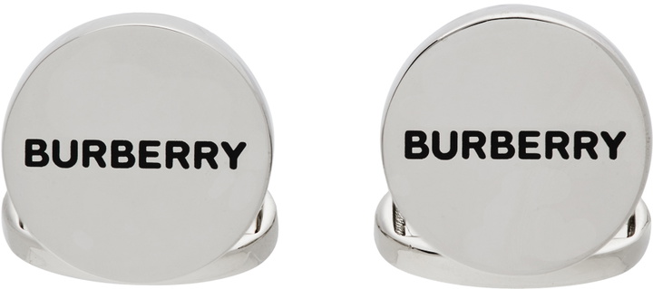 Photo: Burberry Silver Engraved CuffLinks