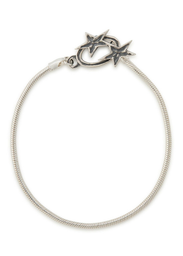 Photo: Twojeys Icon Clasp Sterling Silver-plated Bracelet