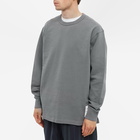 Norse Projects Men's Fraser Tab Series Crew Sweat in Magnet Grey