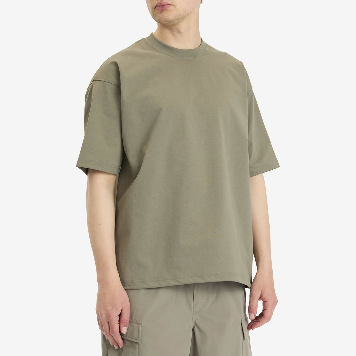 DAIWA Men's Tech Drawstring T-Shirt in Wolf Grey