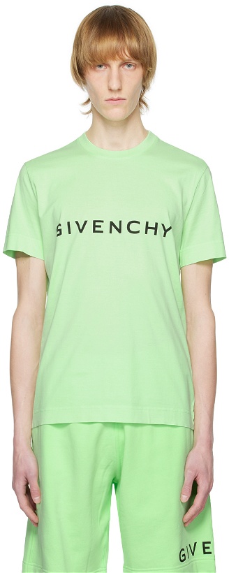 Photo: Givenchy Green Archetype T-Shirt