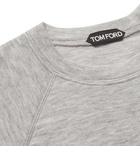 TOM FORD - Mélange Cashmere-Jersey Sweater - Gray