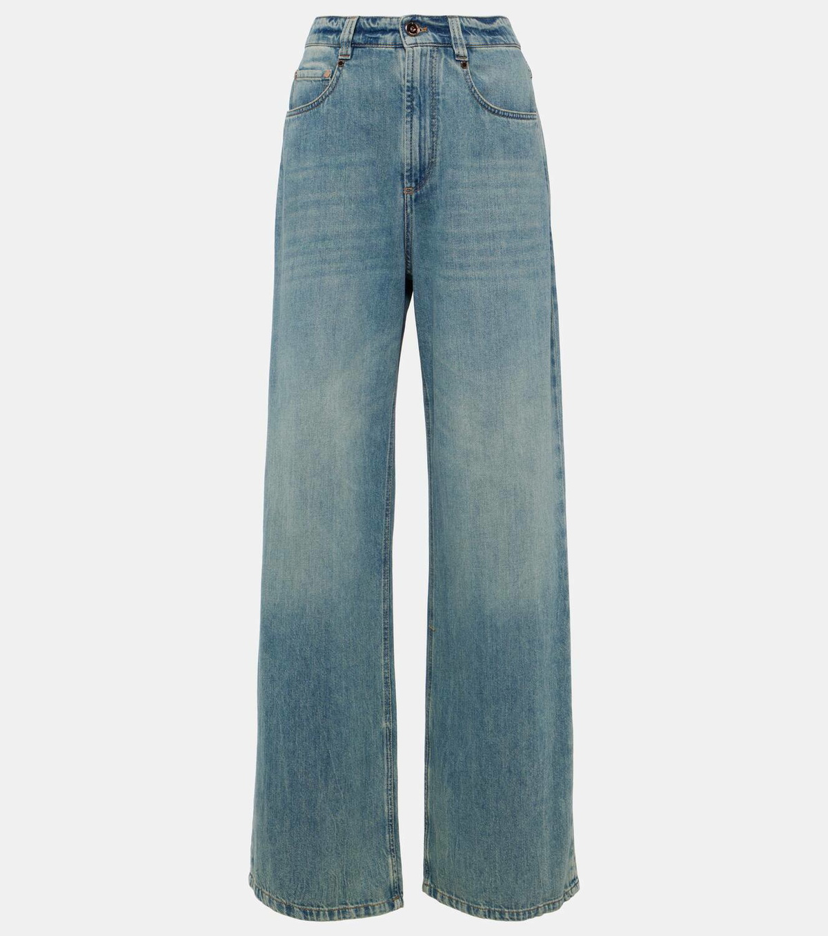 Brunello Cucinelli High-rise wide-leg jeans Brunello Cucinelli