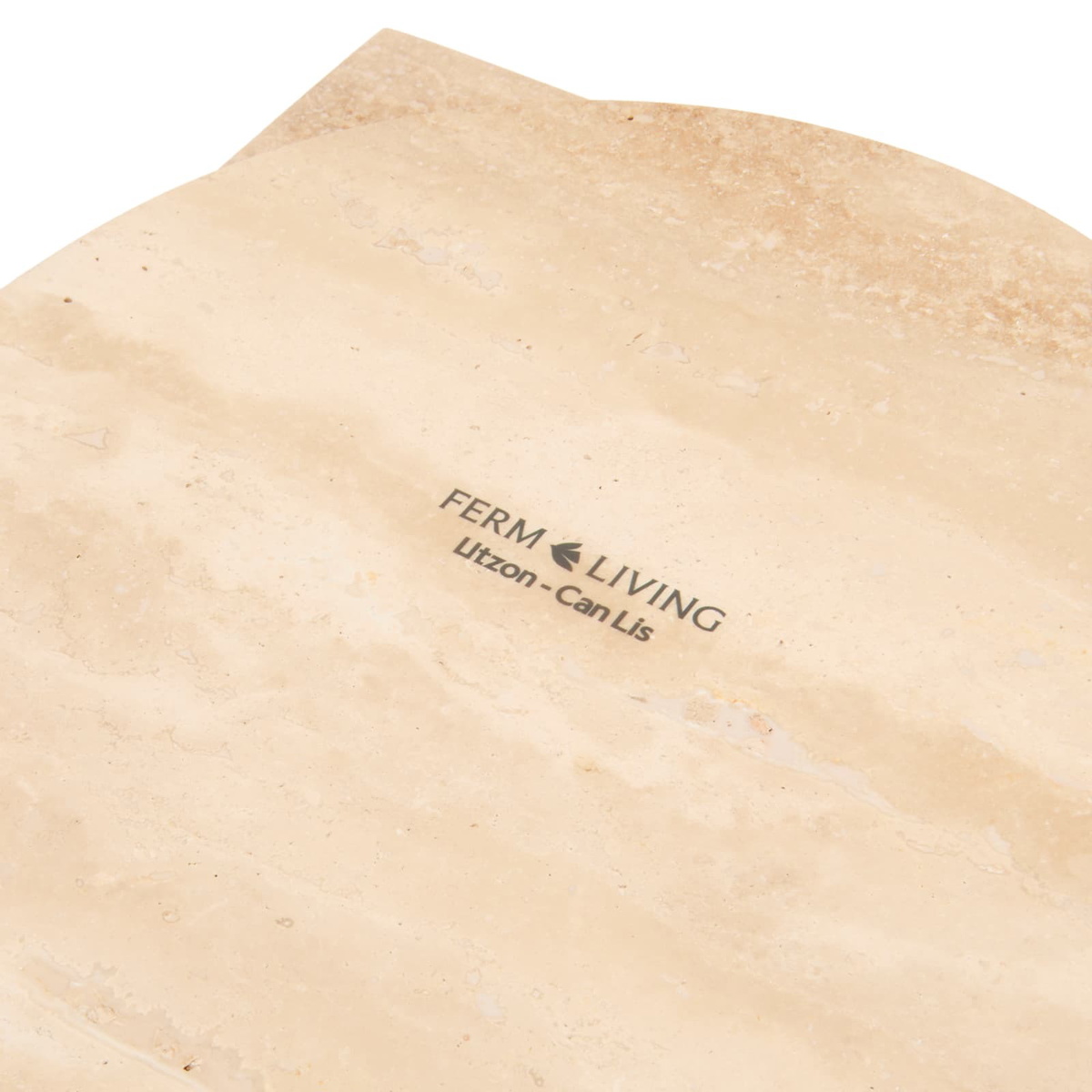 ferm LIVING Hew Low Centerpiece in Travertine 