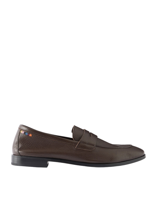 Photo: Paul Smith - Murano Full-Grain Leather Loafers - Brown