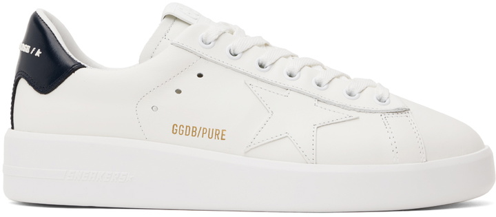 Photo: Golden Goose White Purestar Sneakers