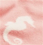 AMIRI - Intarsia-Knit Cardigan - Pink