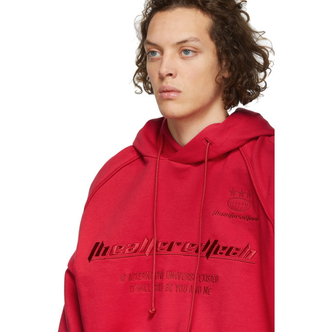 ジュン ジー Red Embroidery print hoodie トレーナー メンズ 春夏2023 JC324 ネット通販サイト 