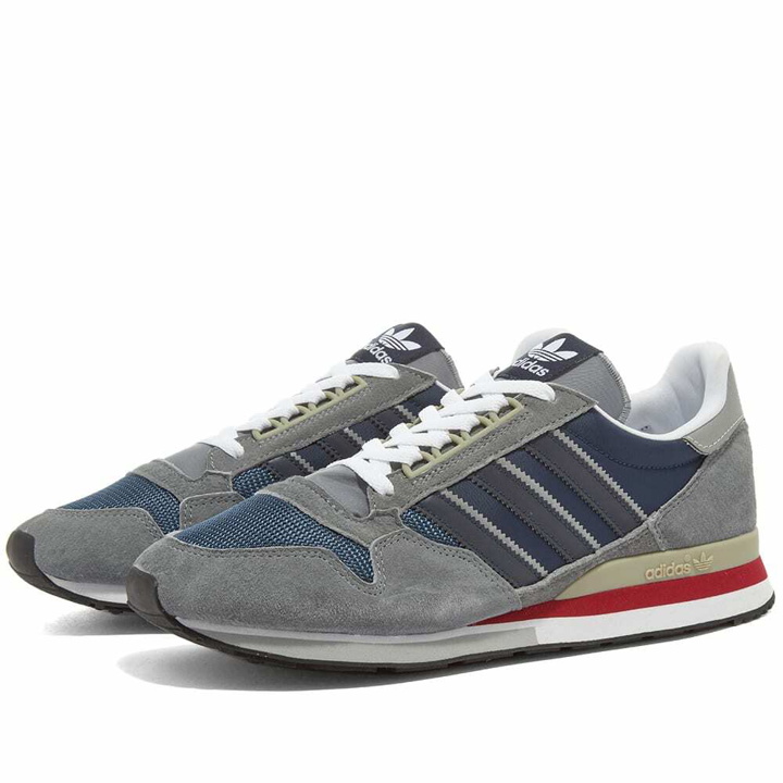 Photo: Adidas Men's ZX 500 Sneakers in Grey/Legend Ink/White