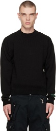 Reese Cooper Black Intarsia Sweater