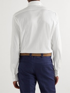 Kiton - Slim-Fit Cotton-Jersey Shirt - White