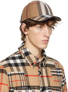 Burberry Brown Giant Check Cap