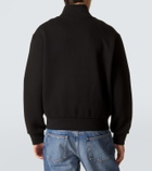 Givenchy Herringbone cotton-blend zip-up sweater