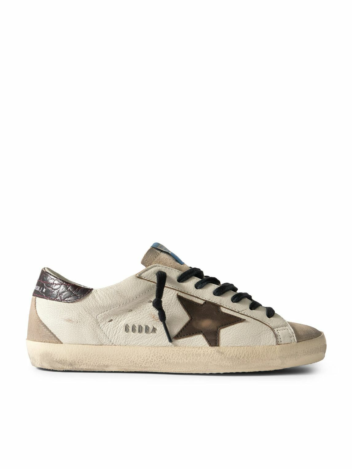 【関税&送料込】Golden  Deluxe Brand Matchstar Leather Men's Matchstar in black leather with black suede heel tab