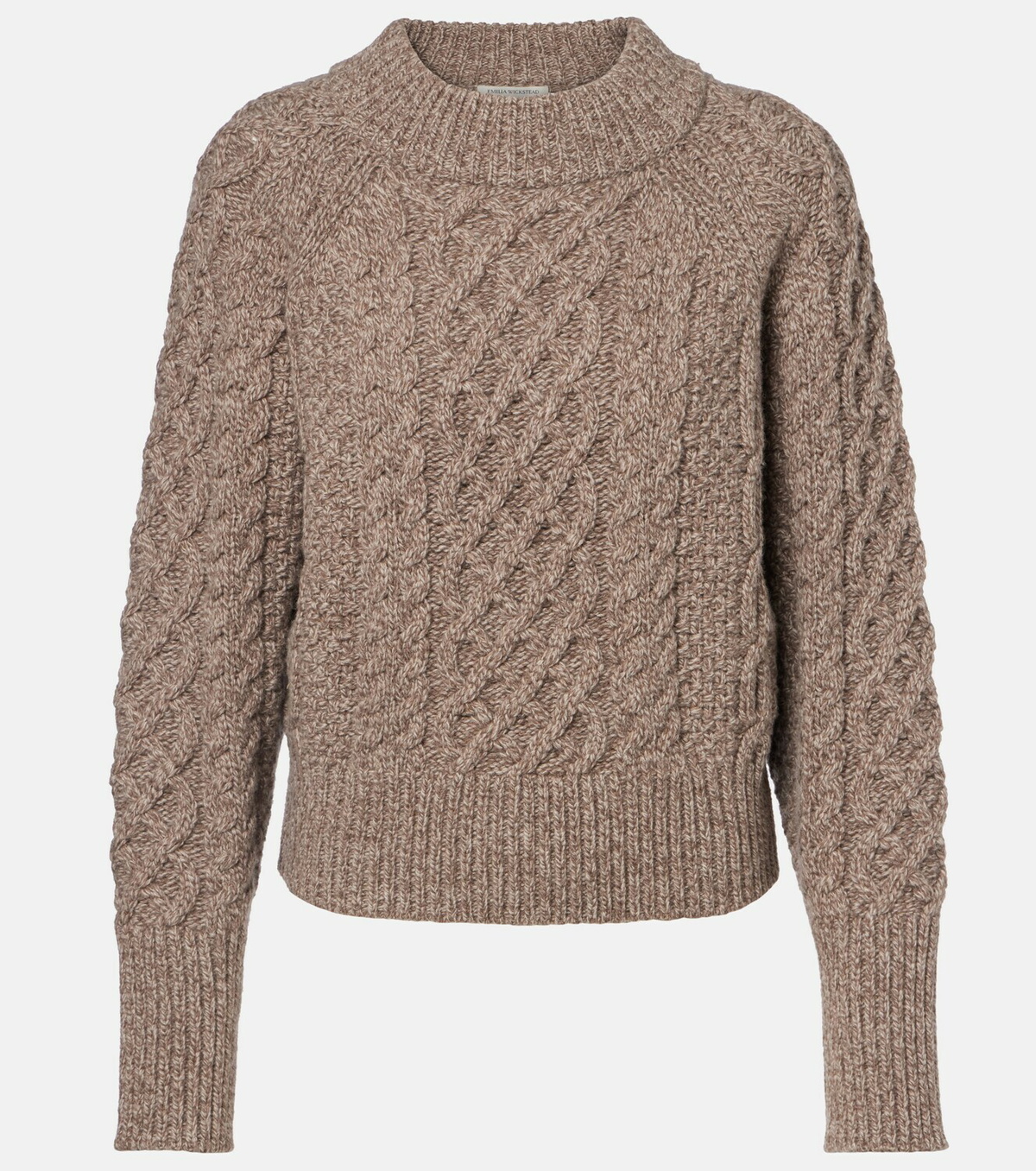 Emilia Wickstead Emory cable-knit wool sweater
