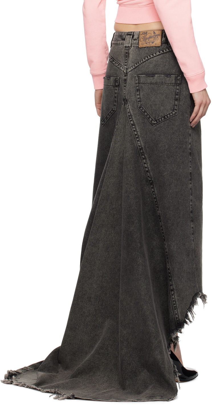 Wrangler SKIRT - Mini skirt - shadows/black denim - Zalando.co.uk