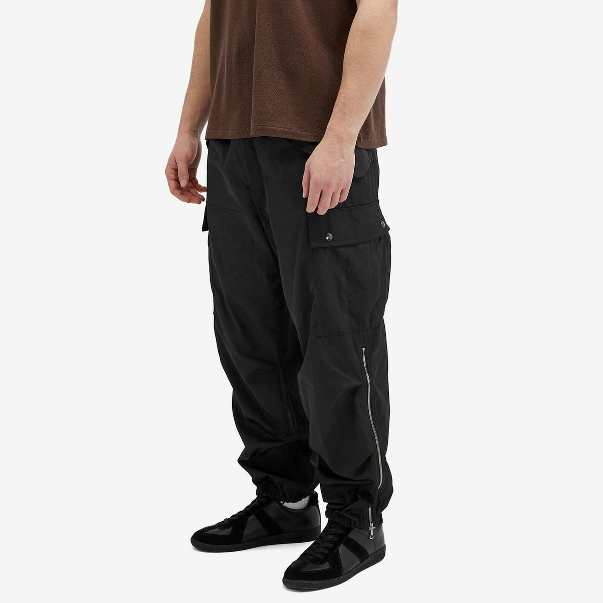 Dries Van Noten Men's Pentin Cargo Pants in Black Dries Van Noten